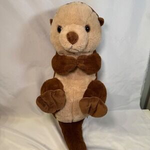 Toy‎ Factory Sea Otter Plush Stuffed Animal Brown Tan 24 Inch 2023